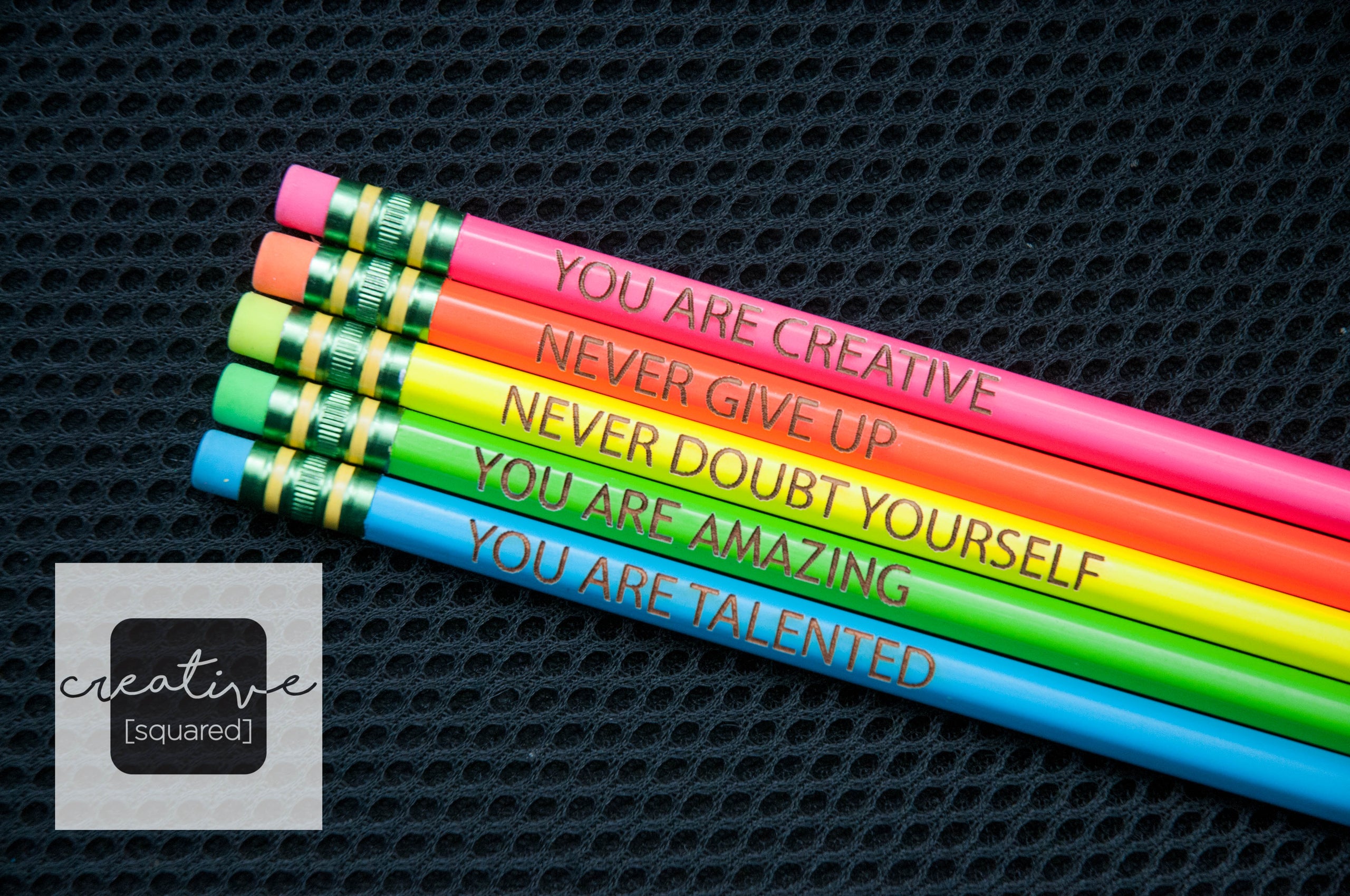 Positive Affirmation Pencils | Creative Squared Art